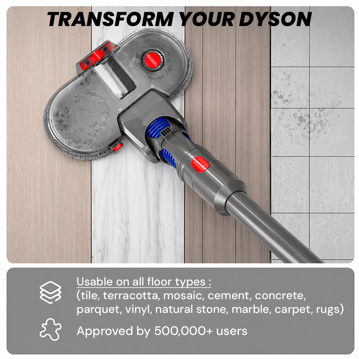 Drwash compatible with your Dyson (V6 to V15)